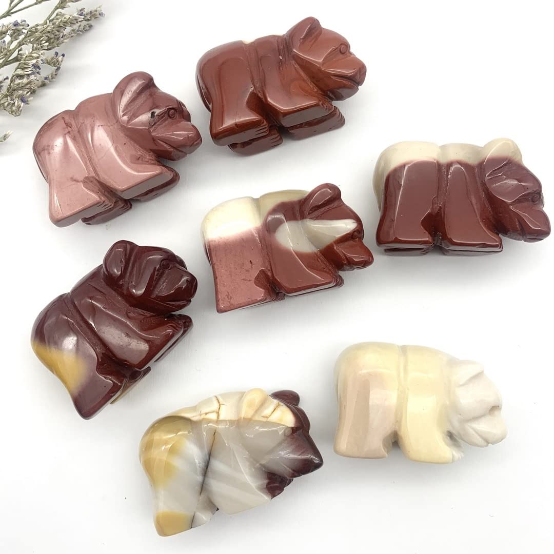 Ours en quartz sculpté main : une pierre précieuse unique pour votre décoration