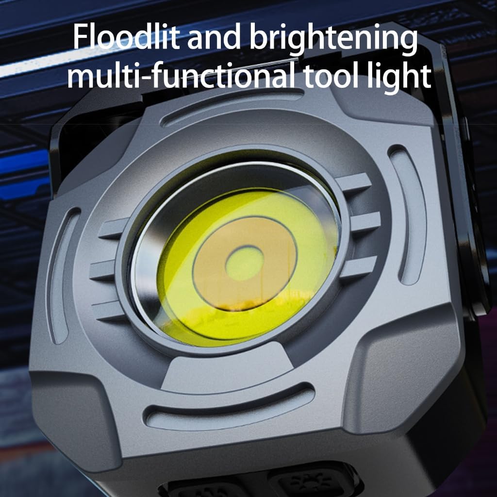 Practical Keychain Flashlights with Magnetic Side Work Lights Texture Camping Light for Outdoor Activity image 4