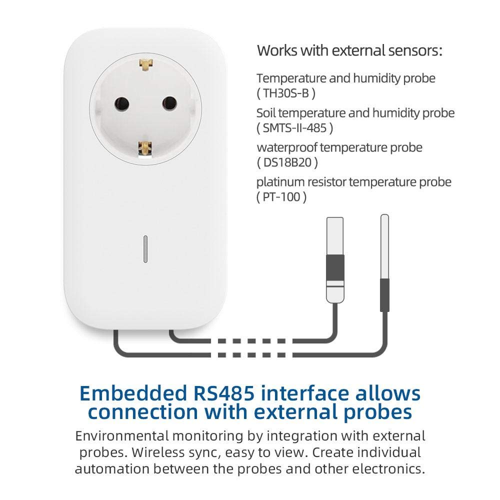 UBiBot Smart Plug WiFi Remote Control Outlet Alexa IFTTT Energy Monitoring and Timer Function No HUB Required Delayed — view 6
