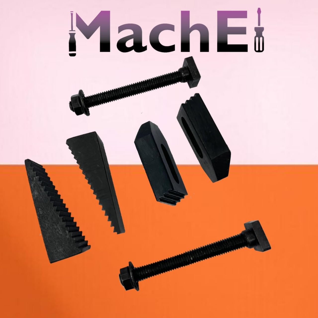 MachEl M8 Clamp Kit Set (8mm) Compatible with HV4/HV6 Rotary Tables