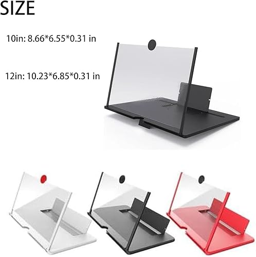 Miniatura 6 de Lupa de pantalla 2023, soporte plegable para teléfono con lupa de pantalla, proyector de teléfono de pantalla HD extraíble, soporte de aumento