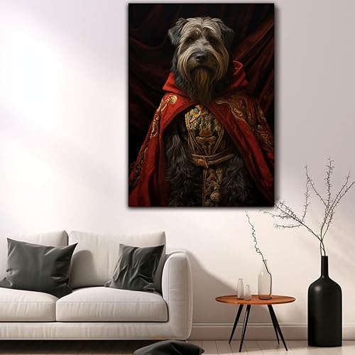 Miniatura 381 de Thuan Chow Chow Retrato de mascota con disfraz real de perro en un disfraz retrato de perro con vestimenta Retrato medieval de mascota retrato