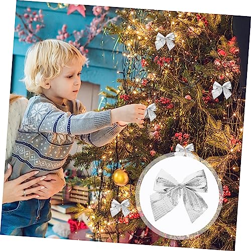 Lazo de Navidad mini para rellenar huecos vacíos en el árbol sin pesar las ramas 3