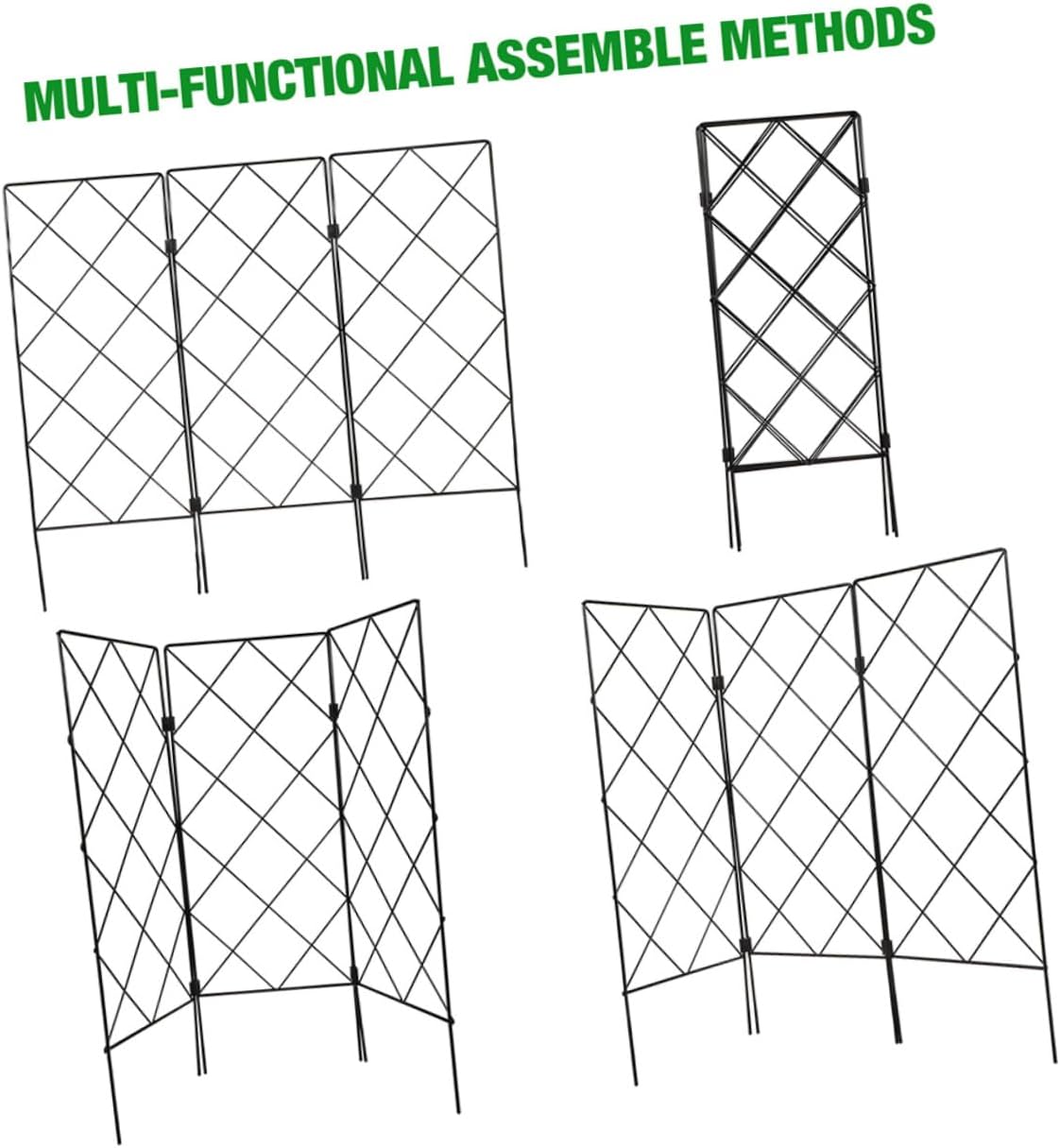 2pcs Garden Trellis for Climbing Plants Outdoor Plant Support for Vines and Tomatoes Easy to Install Folding Design for Indoor and Outdoor Use