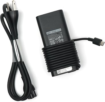 Dell 65W USB-C Laptop Charger,Latitude 7400 7410 7420 7430 7440 7450 AC Adapter,20V 3.25A Computer Charger Cord Type C, Black, HA65NM190
