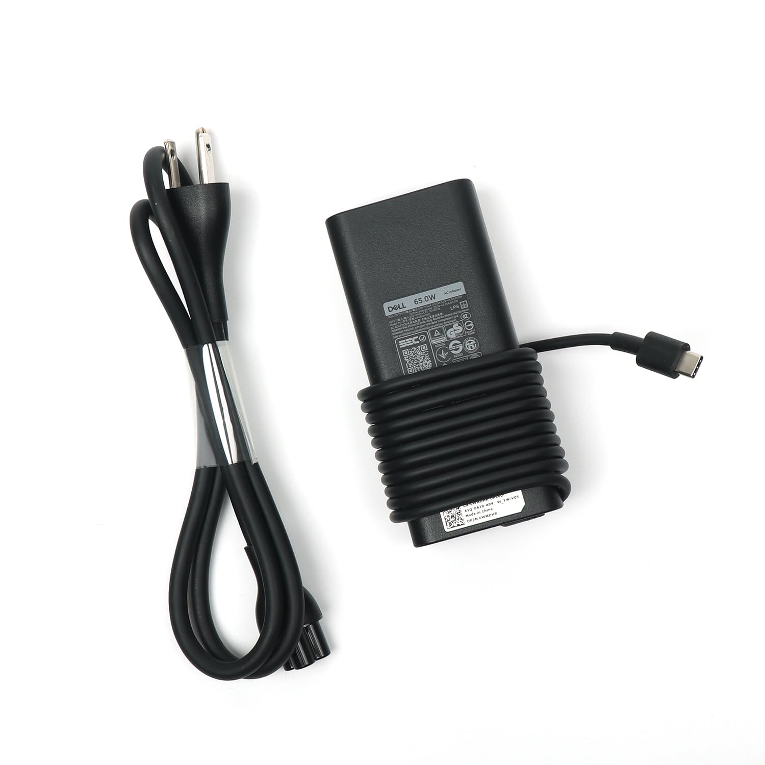 Dell 65W USB-C Laptop Charger,Latitude 7400 7410 7420 7430 7440 7450 AC Adapter,20V 3.25A Computer Charger Cord Type C, Black, HA65NM190
