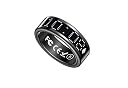 FYFIT Smart Ring Pro with Built-in LED Display | Caller Notifications & Vibration Alerts | Heart Rate, HRV, SPO₂ & Sleep Tracking | Gesture Control | Black | Size 9 gallery image