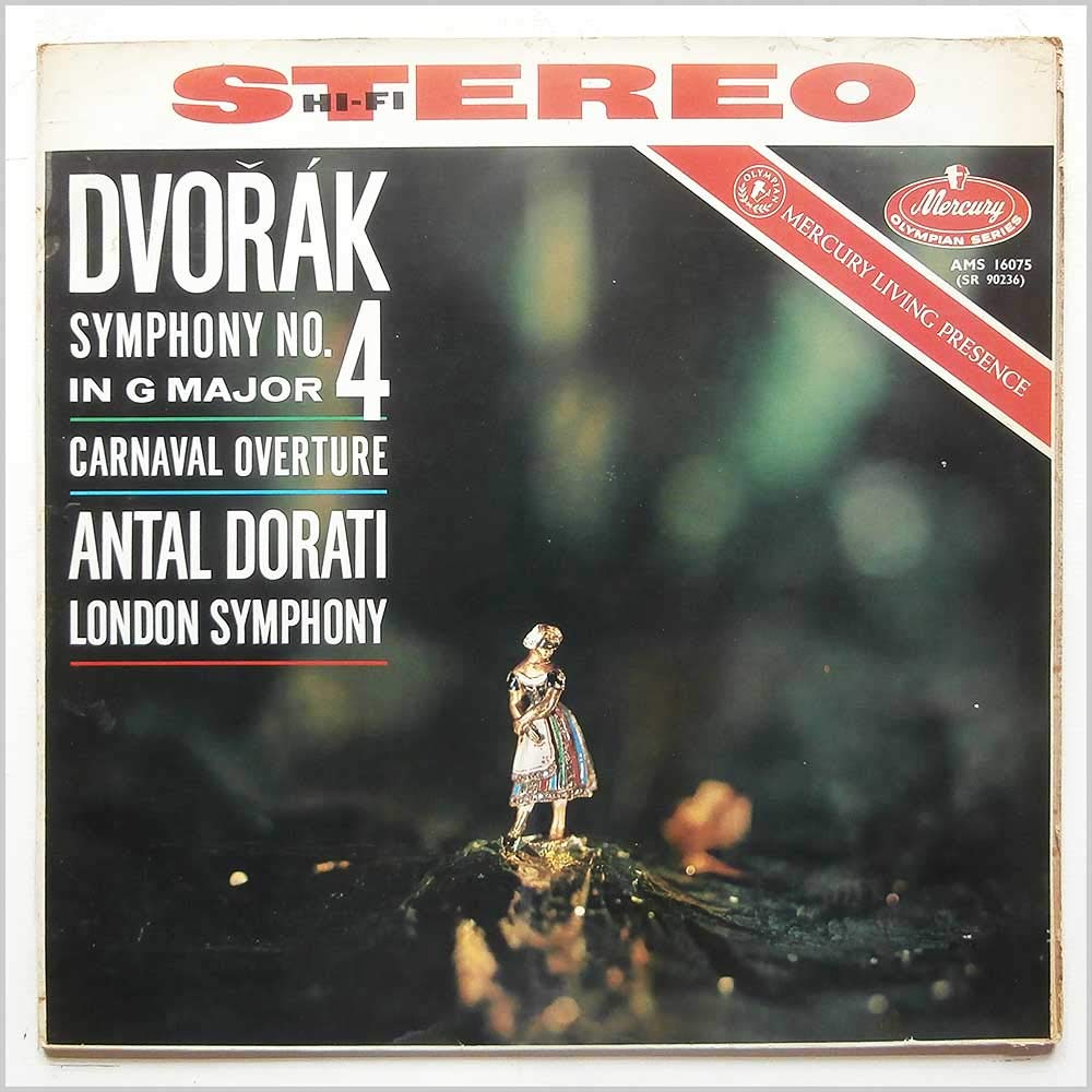 Amazon.com: Dvorak: Symphony No. 4, Carnaval Overture [LP] : Antal