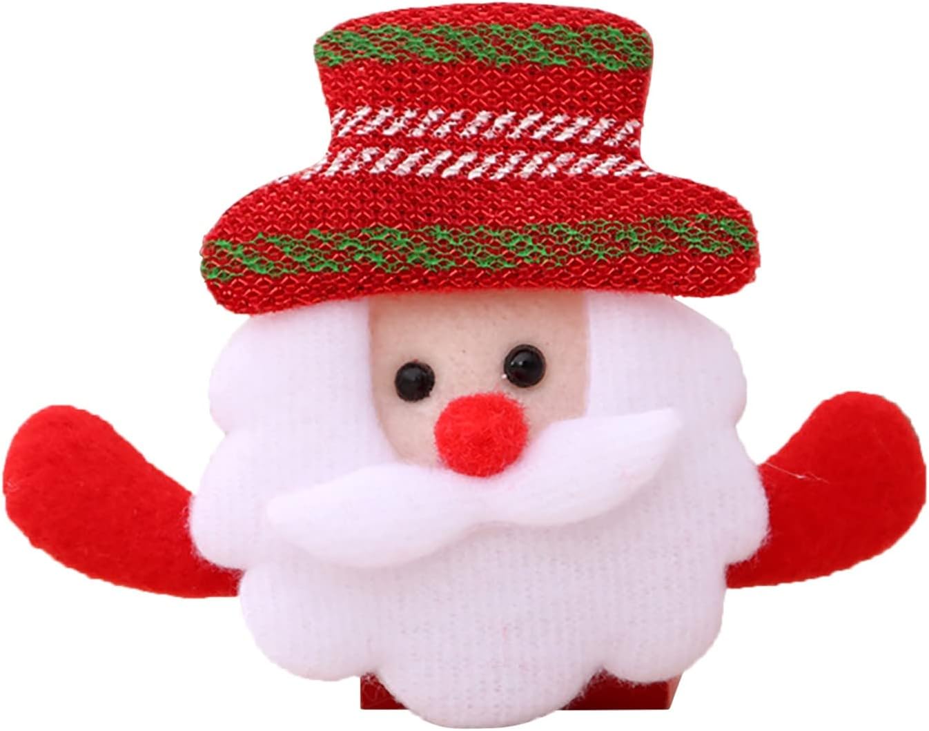 Christmas Decorations Luminous Brooch Cartoon Brooch Christmas Event Tables And Chairs (a-D, One Size)