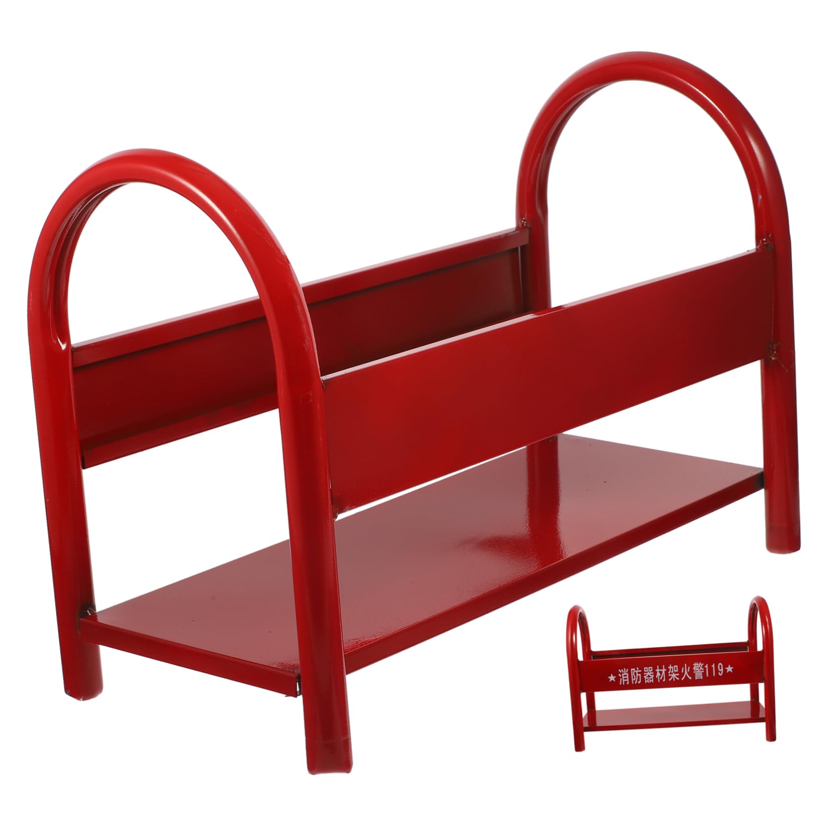 Soporte para Extintores de Incendios de Alta Resistencia Hierro Rojo | Capacidad 2-4kg, Uso en Centro Comercial y Oficina, Estructura Simple Acabado Resistente Estilo Aleatorio
