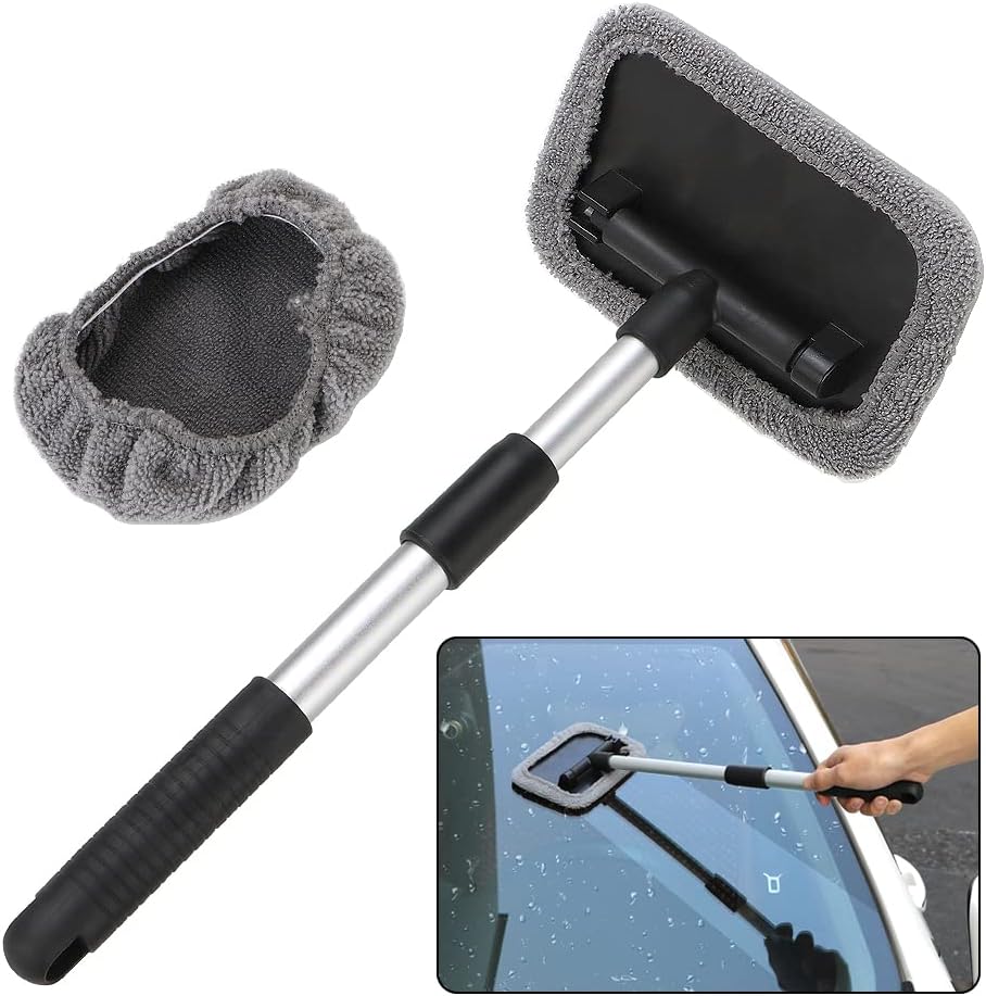 Car Window Ceaner Car Wiper Cleaner Retractable Car Windscreen Cleaner