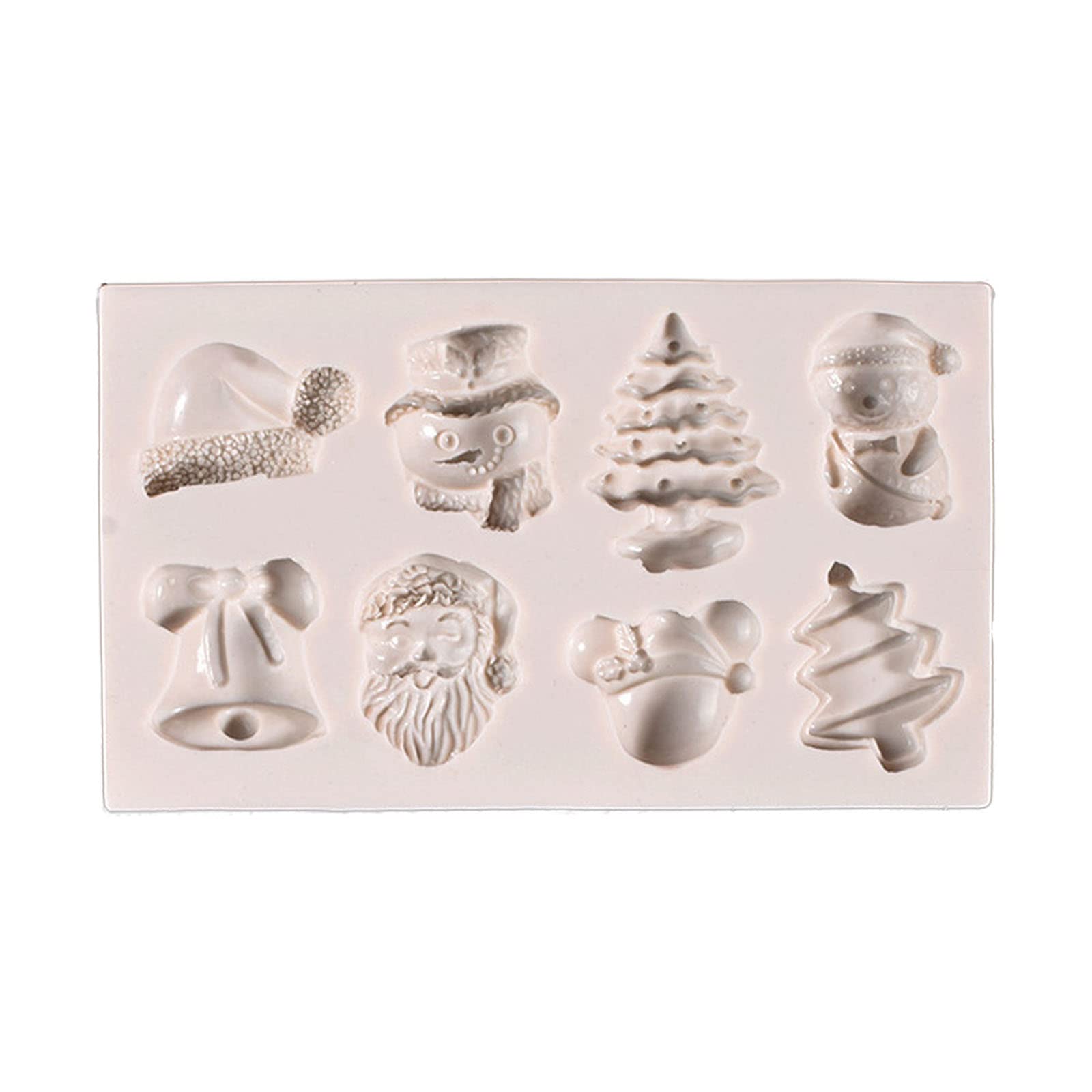 Silikon-Fondant-Form, Schokoladenformen, Backgeschirr, Weihnachtsserie, Silikonmaterial, Backzubehör, Weihnachten, Süßigkeitenformen, Silikon