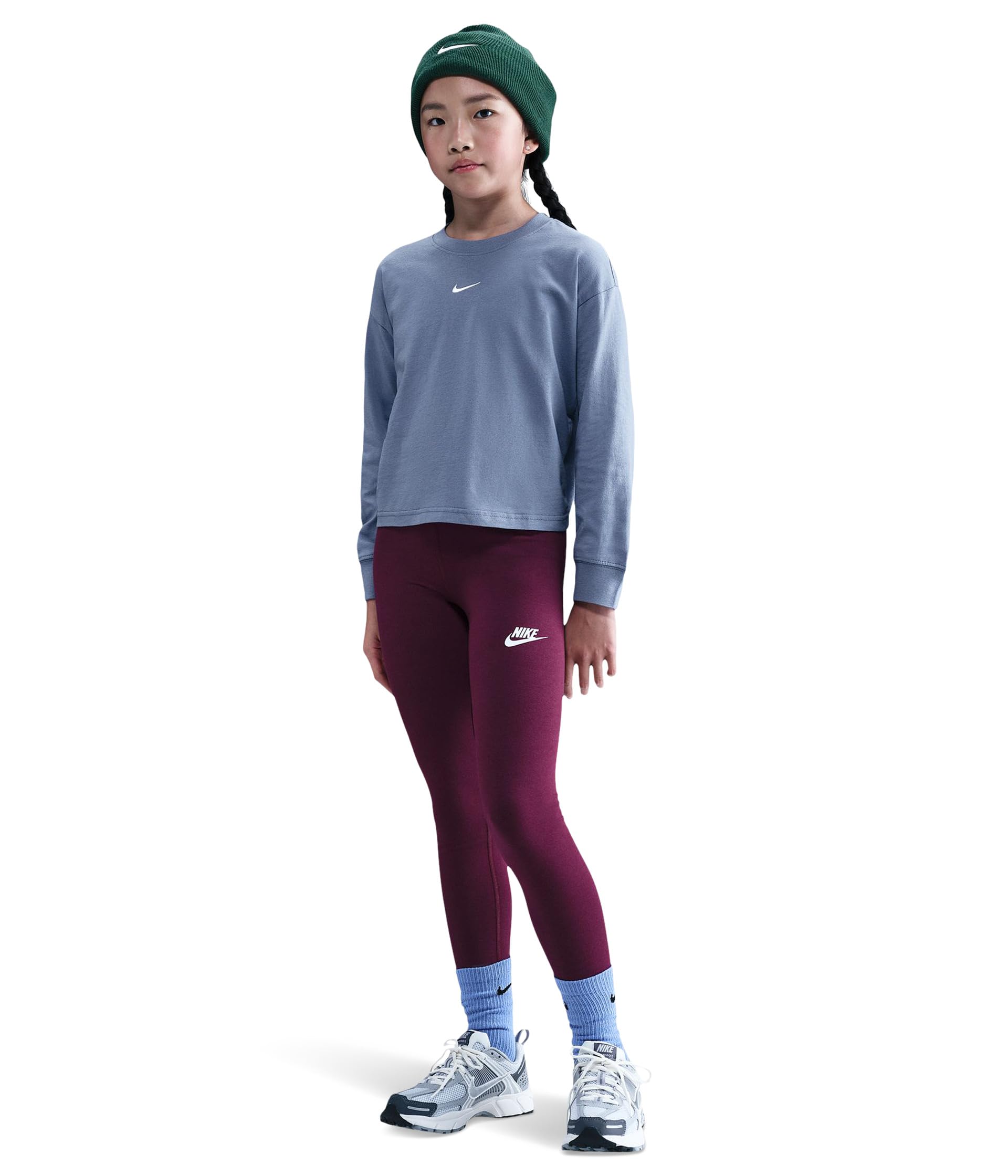 Girls' Nike Sportswear Essential Big Kids' (Girls') Long-sleeve T-shirt