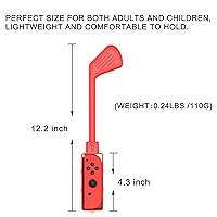 Vista 5 de Golf Clubs2 Pack SetCompatible with Mario Golf Super Rush , For Switch Game