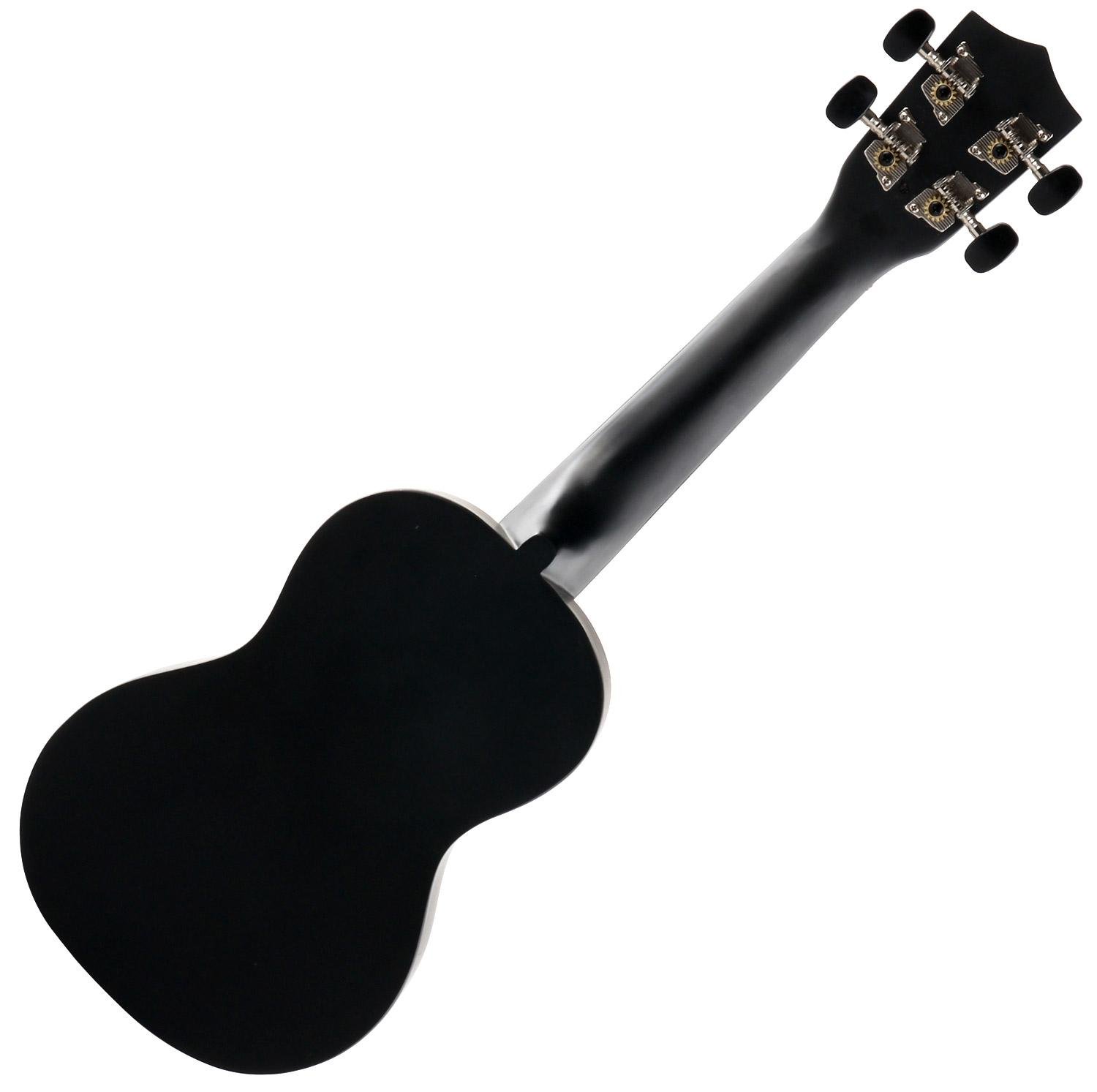 Classic Cantabile US-100 BK ukulele sopranowe czarne zestaw wraz z torbą + zeszytem do nauki