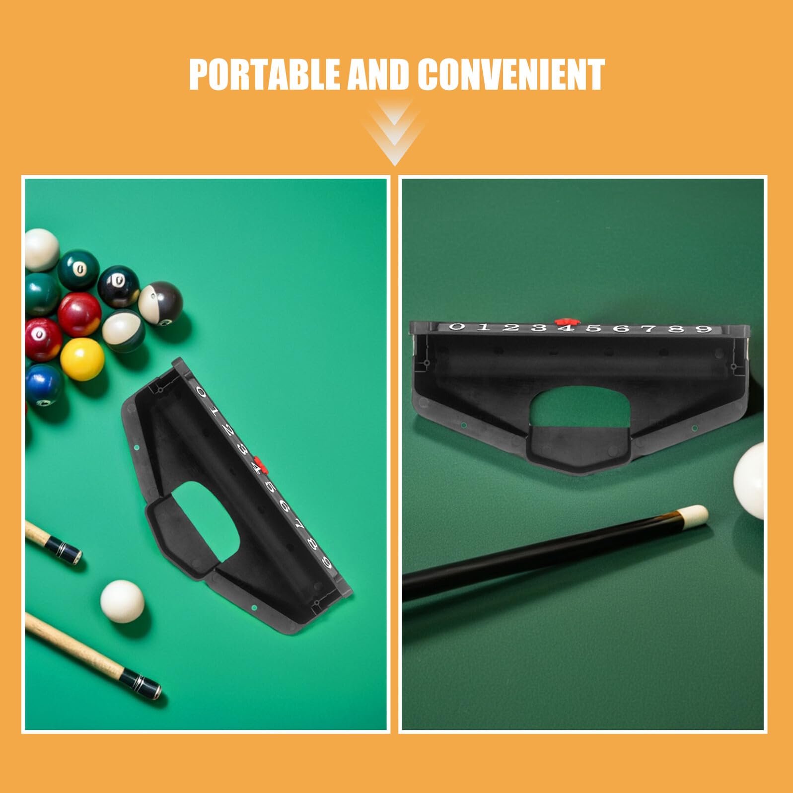 iplusmile Set 6 Pezzi Contapunti da Tavolo per Hockey e Calcio Balilla in Plastica Scatola Porta Dischi Accessori per Giochi da Tavolo e Biliardino Metodo di Punteggio Affidabile per