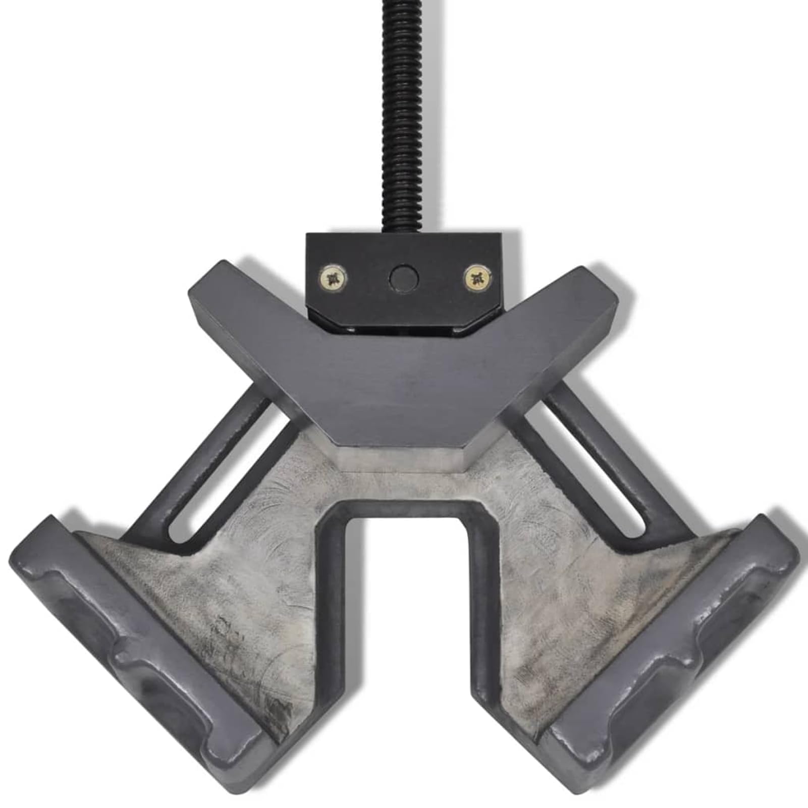 Gecheer Morsa Angolare Manuale, Morsa per Trapano a Colonna 90 Gradi con Doppio Perno Multifunzione, Bloccaggio Rapido a Una Mano, Base Stabile in Ghisa per Lavori di Saldatura e Assemblaggio