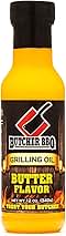Butcher BBQ Grilling Oil Butter | 12 Oz | World Championship Winning Formula | Turkey Injector Marinade Flavors | Cooking Oil Grilling Accessories | Smoking Meat Accessories | BBQ Accessories