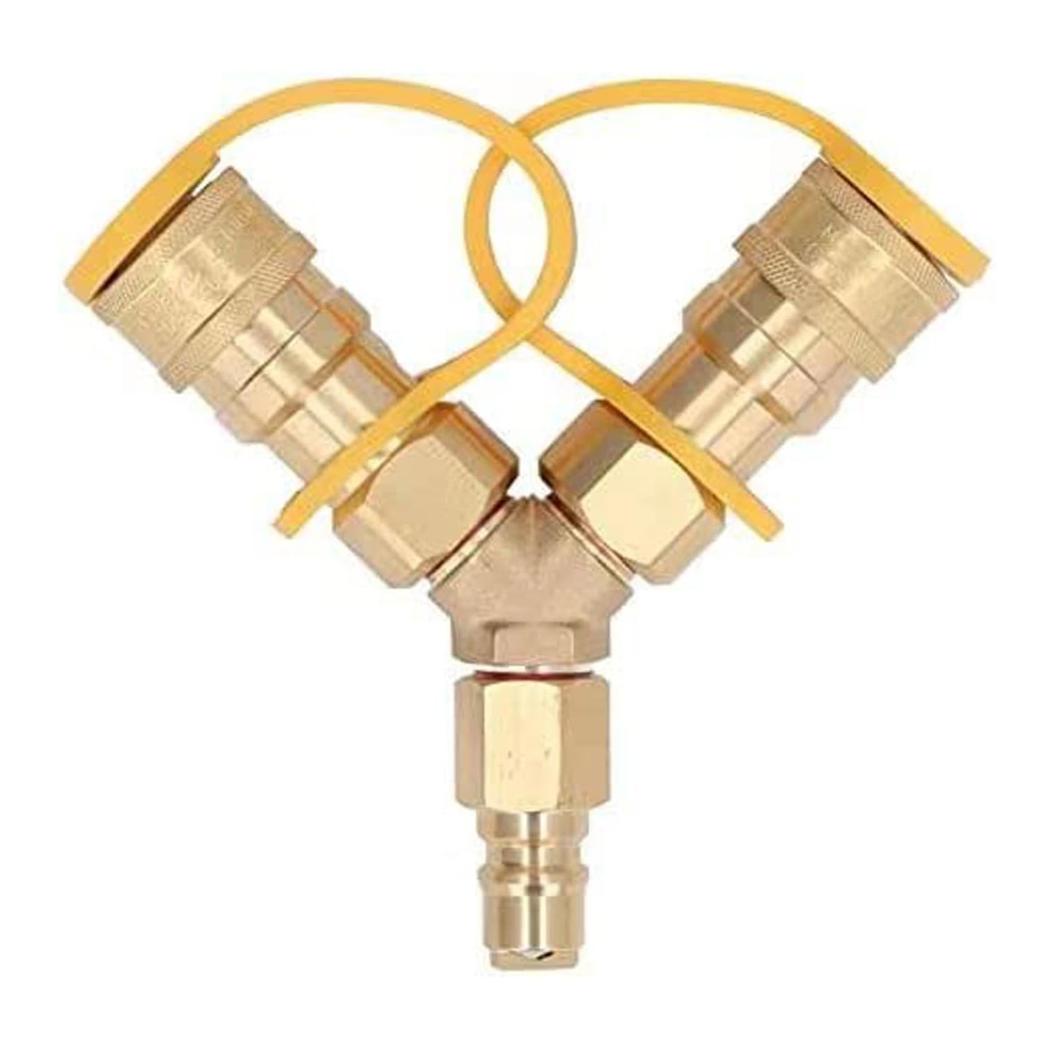 Amazon.com : 1/2'' Y Splitter Propane Quick Connect Fittings
