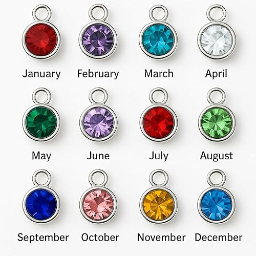 Miniatura 5 de Collar personalizado de la torre Eiffel, piedra natal personalizada con nombre grabado en la torre Eiffel, colgante de torre Eiffel para mujer