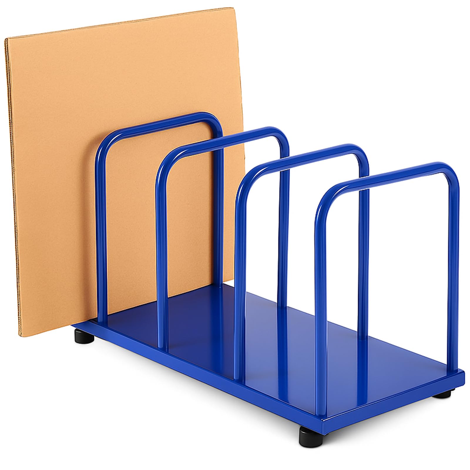 Tatuo Metal Carton Stand Rack Portable Floor-standing Storage Without Wheels 42" x 18" x 22", 660 Lb. Capacity Home Supermarket Commercial Cardboard