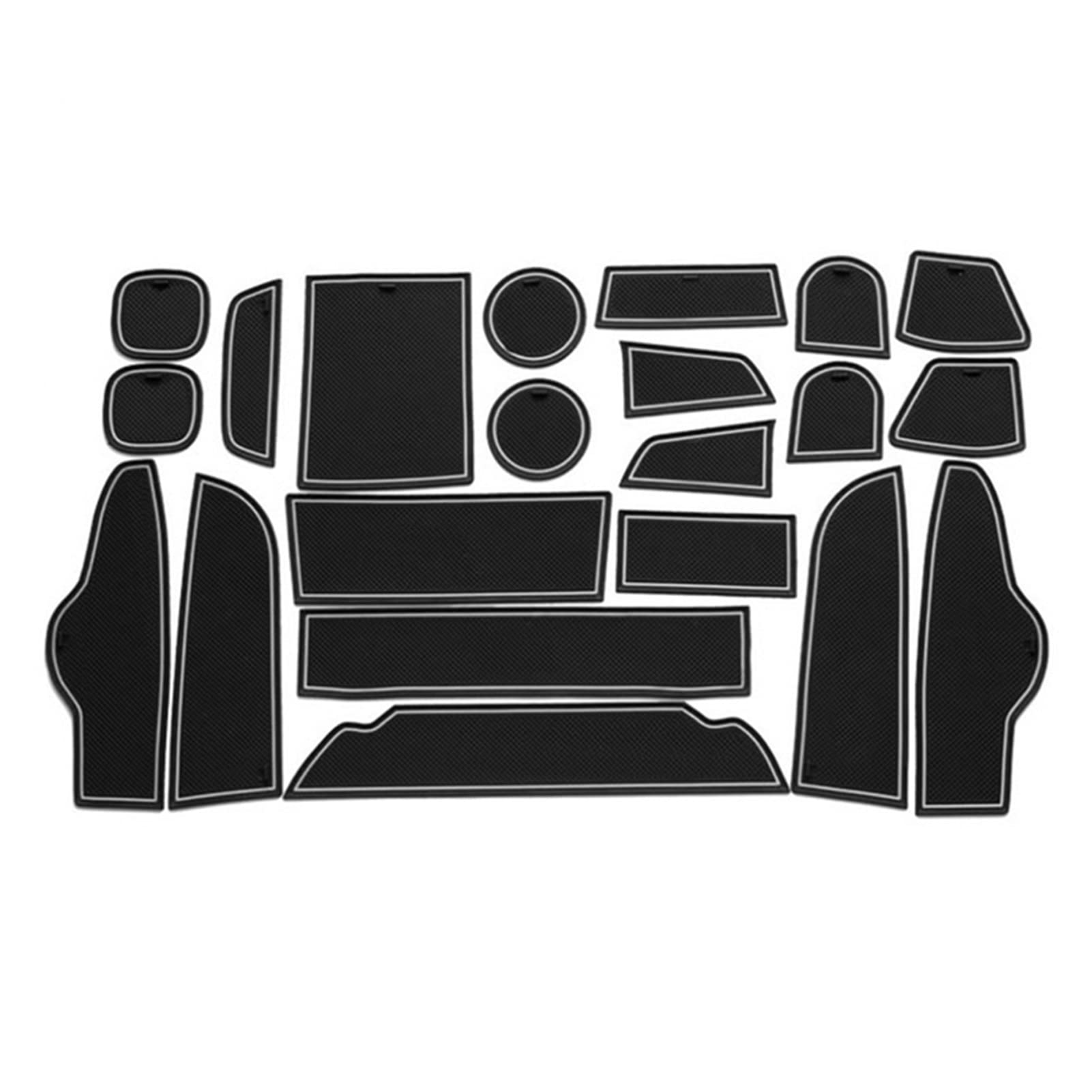 Alfombrillas de consola para X4 F26 viajes familiares limpios en blanco 2
