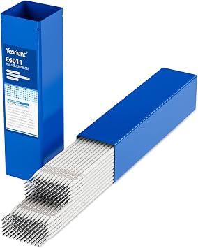 E6011 Welding Rods 3/32" 5LB Carbon Steel Stick Electrodes, All-Position Cellulosic Electrode for AC Arc Welding, Strong Penetration & Easy Slag Removal