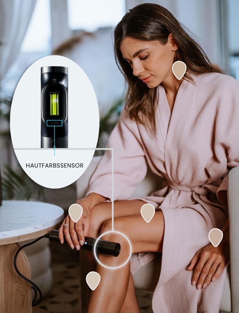 Beautifly DPL/IPL/NIR Luminare Rejuva Skin Visage Golden Laser, Ipl Geräte Haarentfernung, Multifunktionsgerät mit Technologie für langanhaltende Glätte - Epilierer Damen IPL Geräte