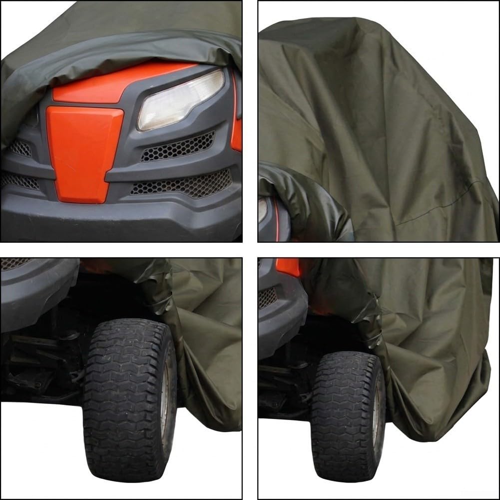Funda Protectora Exterior Cortacésped Anti-UV(Army Green S (170 * 61 * 117 Cm))