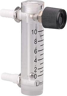 LZQ-3 0-10 LPM Tube Type Acylic Flowmeter Gas 8mm Hose Fitting Oxygen Flowmeter Regulator Flow Meter