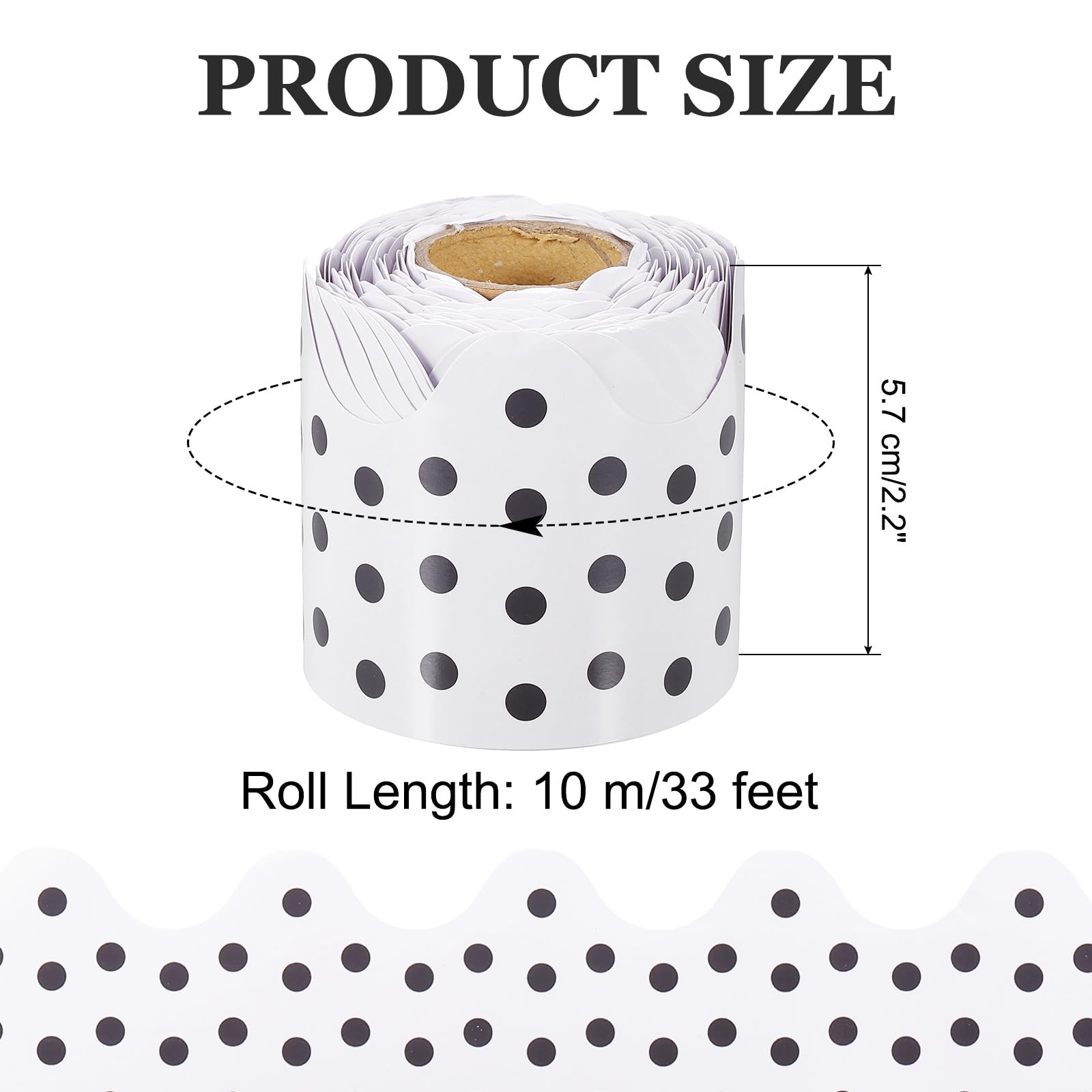 PATIKIL Dots Bulletin Board Border - Image 2
