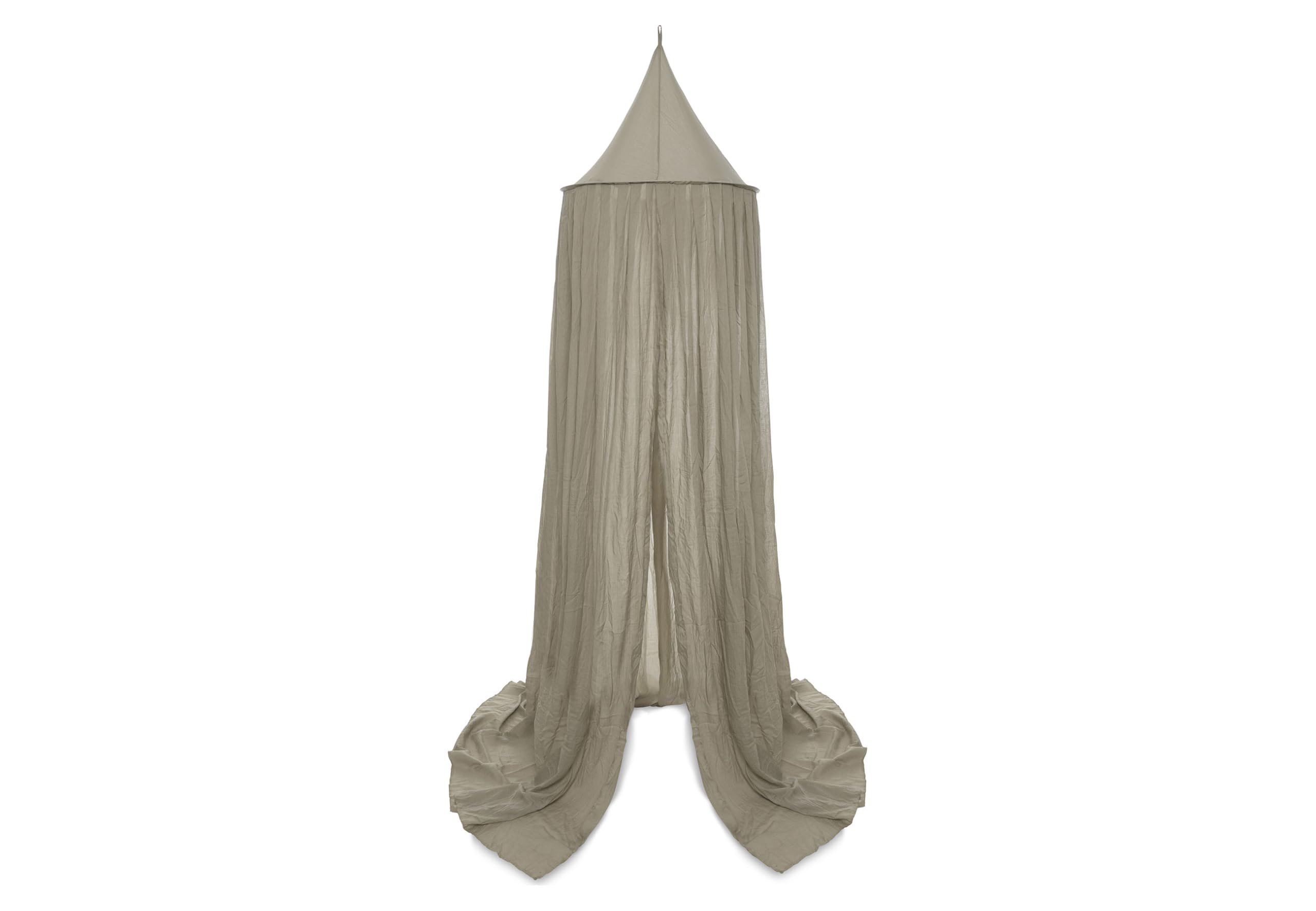 Jollein Baldachin Vintage Olive Green - Höhe 245 cm - Betthimmel Babybett Kinderzimmer - Olivgrün