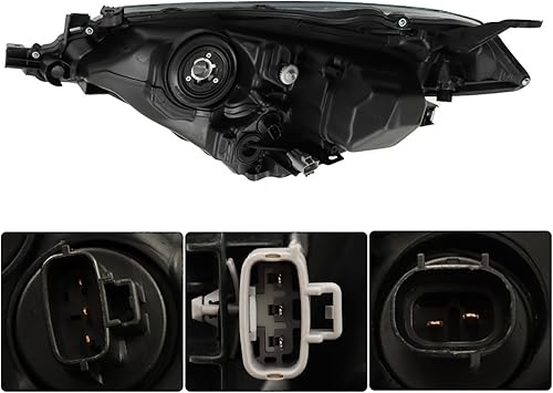 Miniatura 4 de labwork Repuesto de faro delantero delantero para Toyota Corolla 2014 2015 2016 4 puertas Sedan proyector lado derecho (lado del pasajero)