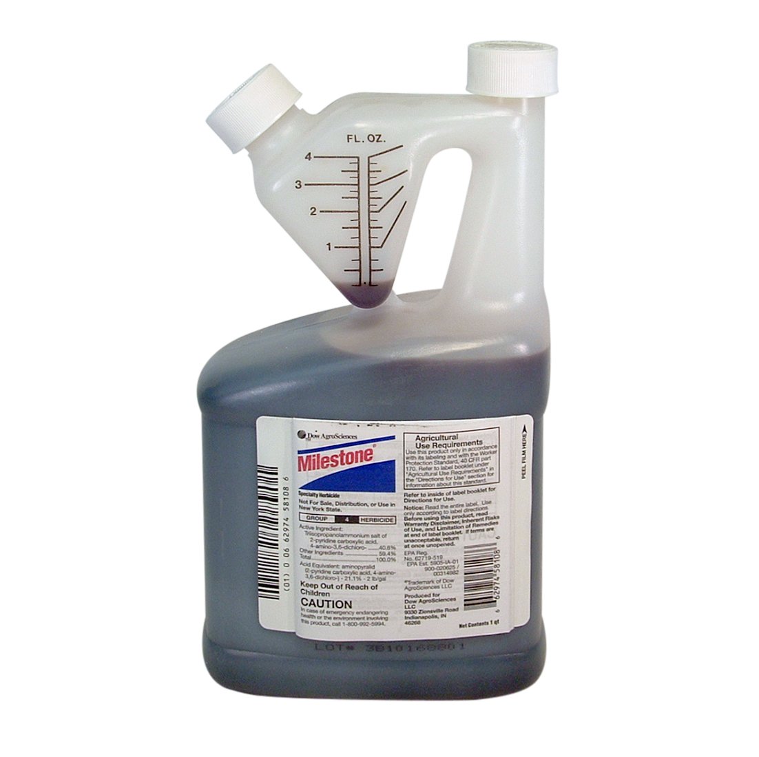 Milestone Specialty Herbicide with Aminopyralid for Noxious and Invasive Weeds-Quart 6666085