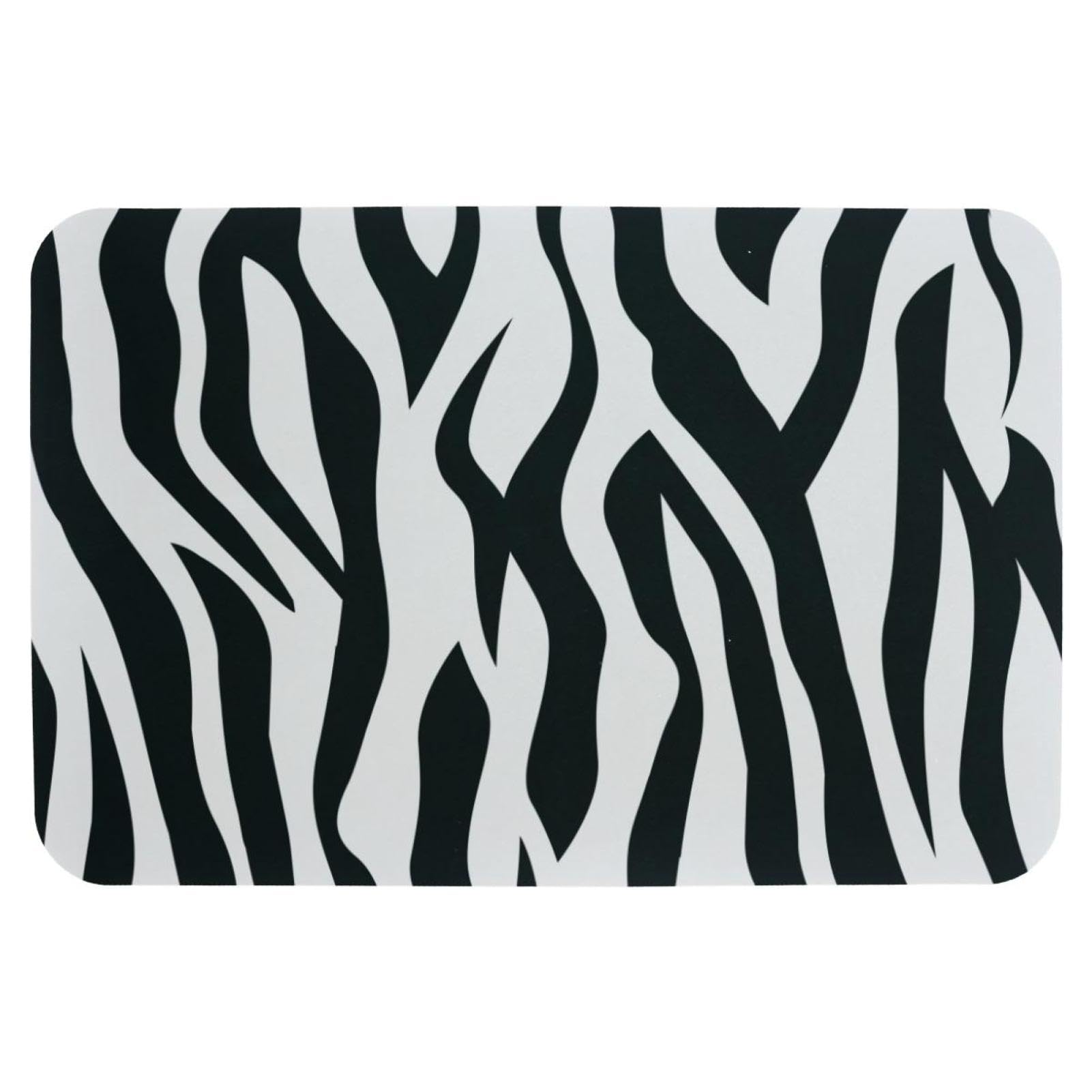 Tapis de bain imprimé léopard antidérapant et ultra absorbant pour la douche