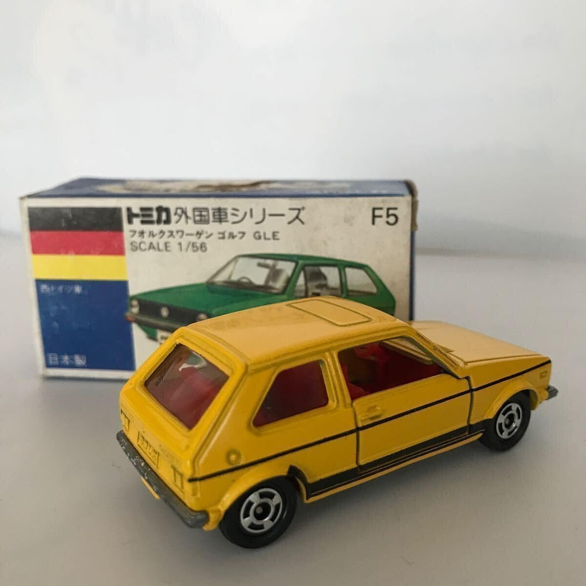 トミカ青箱F5-2-7 VWゴルフGLE 一般輸出 日本製 当時物 入手難易度C トミカ青箱F5-2-7 VWゴルフGLE 一般輸出 日本製 当時物 入手難易度C