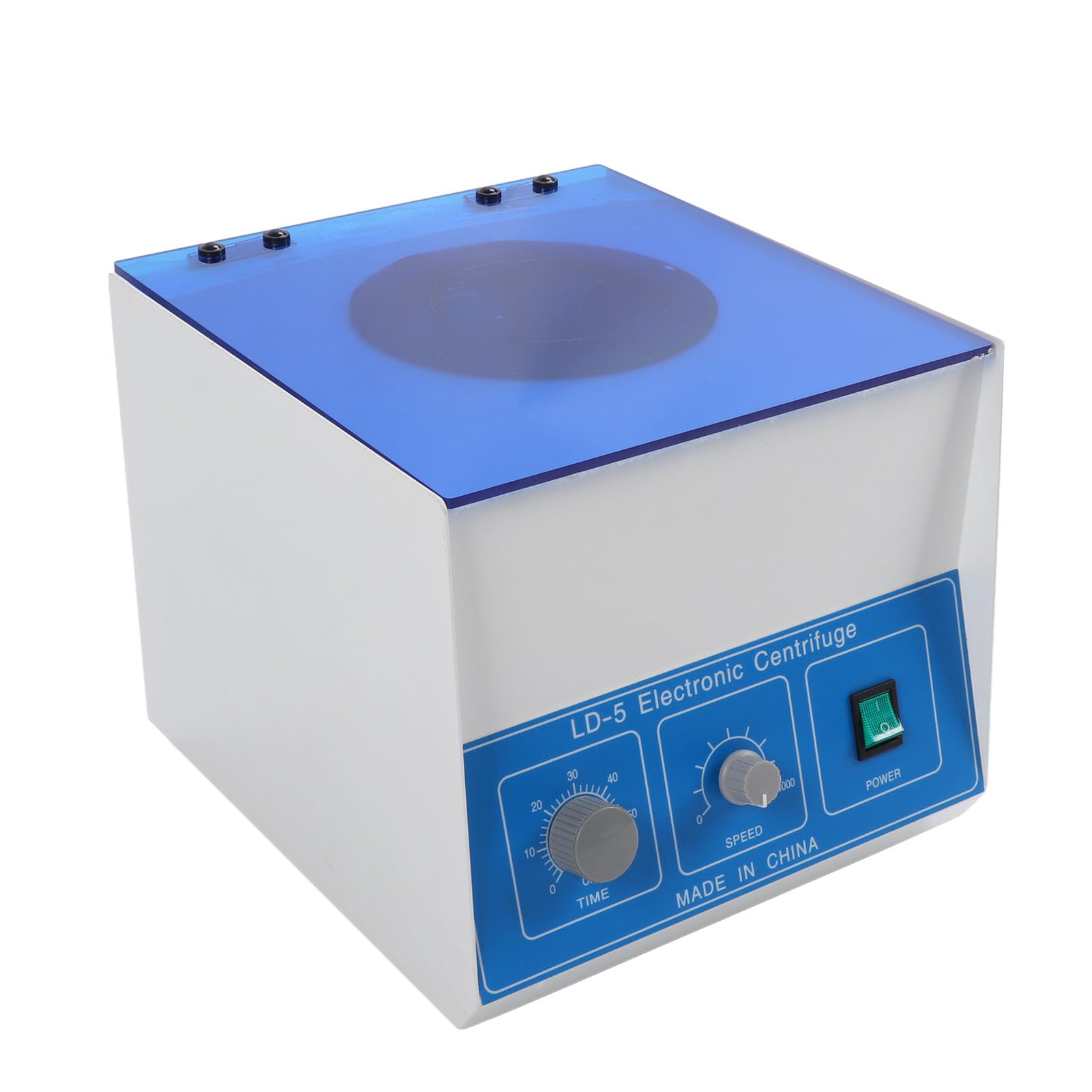Elektrische Zentrifuge, 50 Ml X 8 Kapazität, 4000 U/min Elektrische Tischzentrifuge, Transparente Staubschutzhülle, 2770 X G Timing-Geschwindigkeitsregelung für (EU-Stecker 220 V)