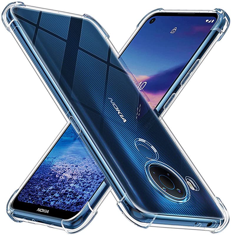 Helix Nokia 5.4, Solid Shock Proof Crystal Clear Boom TPU Hybrid Slimfit Case Edge to Edge Protective Case for Nokia 5.4 - Transparent (B09SQ95JKH) Amazon Price History, Amazon Price Tracker