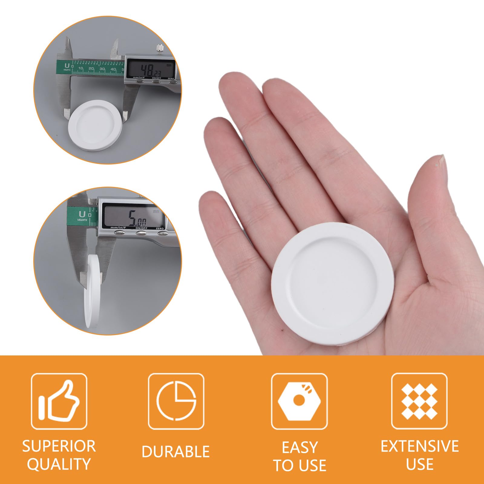 MOROBOR Round Self-Stick Sliding Door Handle - Image 3