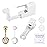 QWALIT Belly Button Piercing Kit - Gold Belly Piercing Gun