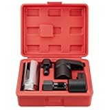 5PCS Oxygen Sensor Socket Removal Tool Wrench and Thread Chaser Set O2 Oxygen Sensor Socket Set Automotive Oxygen Sensor Removers for Removing and Install Oxygen Sensors Hex Vacuum Switches