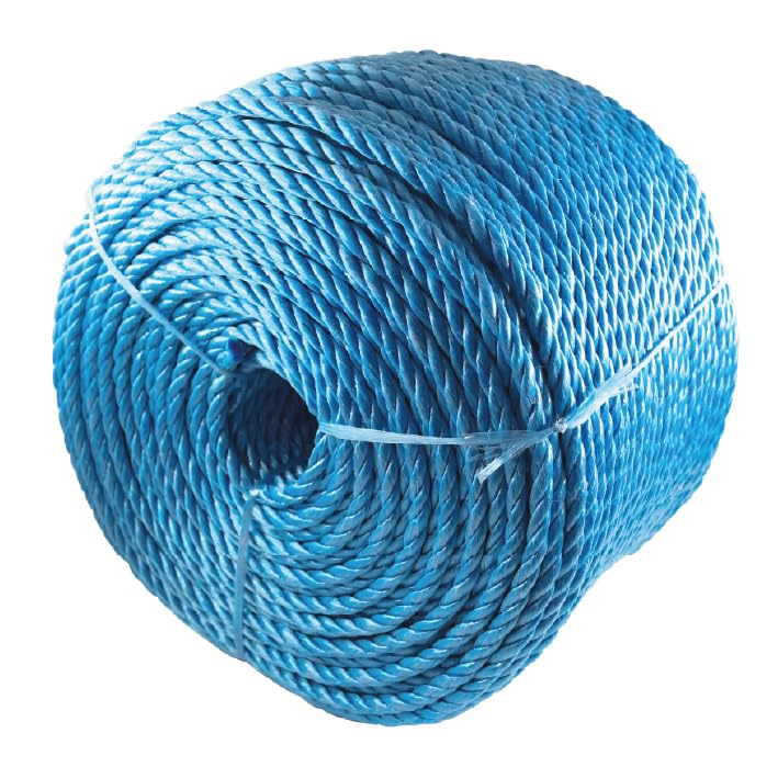 Cuerda de polietileno azul Faithfull Fairb22060 de 6 mm para amarre en exteriores 8