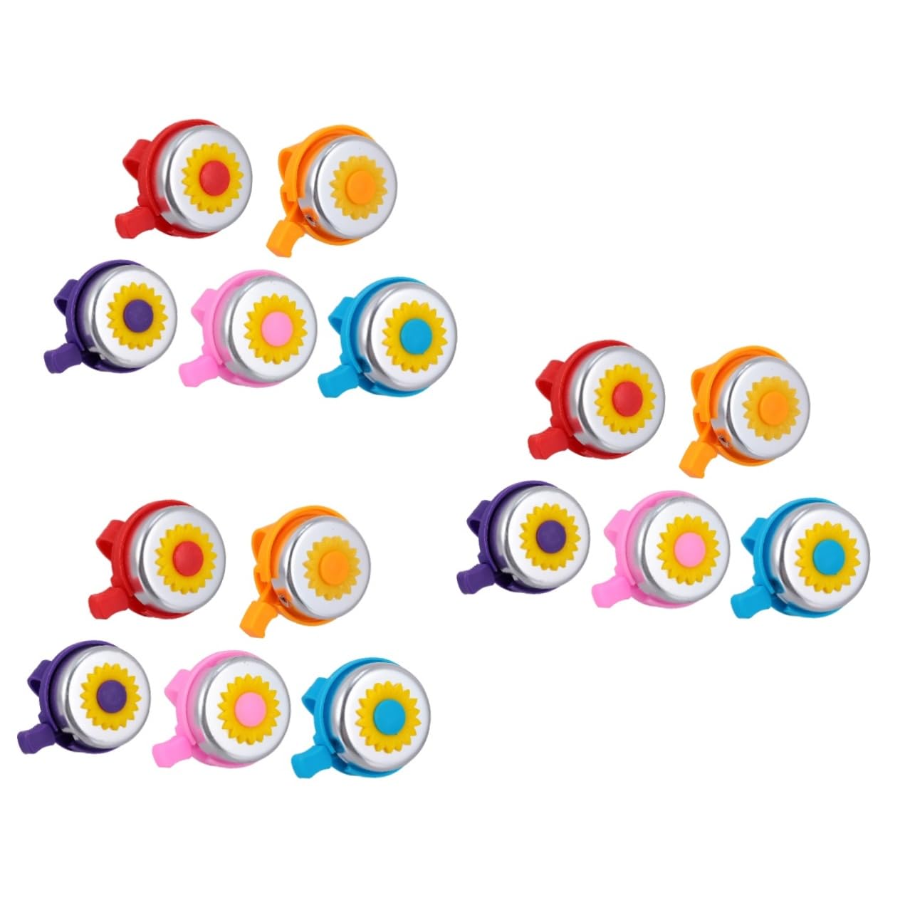 Toddmomy Campanello Dell'auto Manubrio Accessori Campanello per Bici per Campana da Ciclismo Campanello per Scooter A Forma di Fiore Plastica