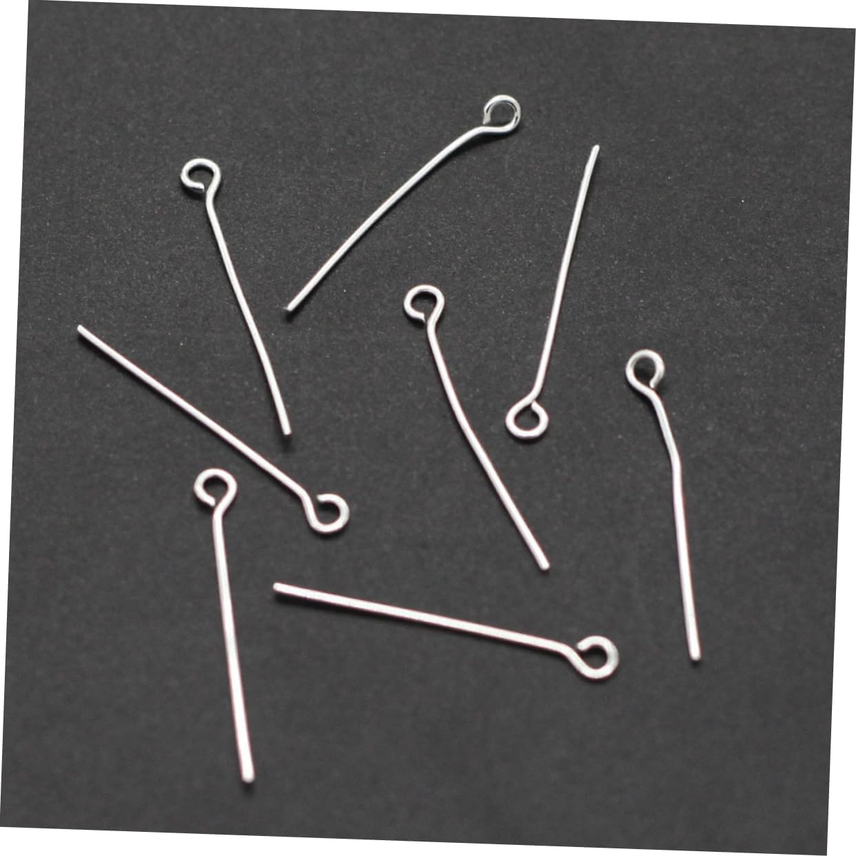 TEHAUX 400pcs Stainless Steel Open Eye Pins for DIY Jewelry Making for Necklaces Bracelets Earrings and Craft Projects Non-Tarnish Jewelry Findings
