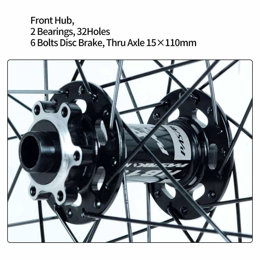 Juego De Ruedas MTB De Freno De Disco 26" 27,5" 29" Llantas Delanteras Y Traseras De Bici De Montaña XC/DH, Eje Pasante Boost De 15x110/12x148mm, 7-12 Velocidades