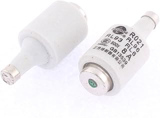 Aexit R021 500V Fuses 8A Ceramic Housing Screw Bottle Fuse Fuse Links Links 2Pcs