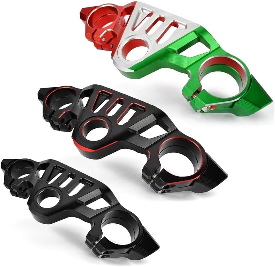 Compatible with RS660 2021 2022 2023 Front Fork Triple Tree Bridge Upper Clamp Motorcycle Accessories(Model 2)