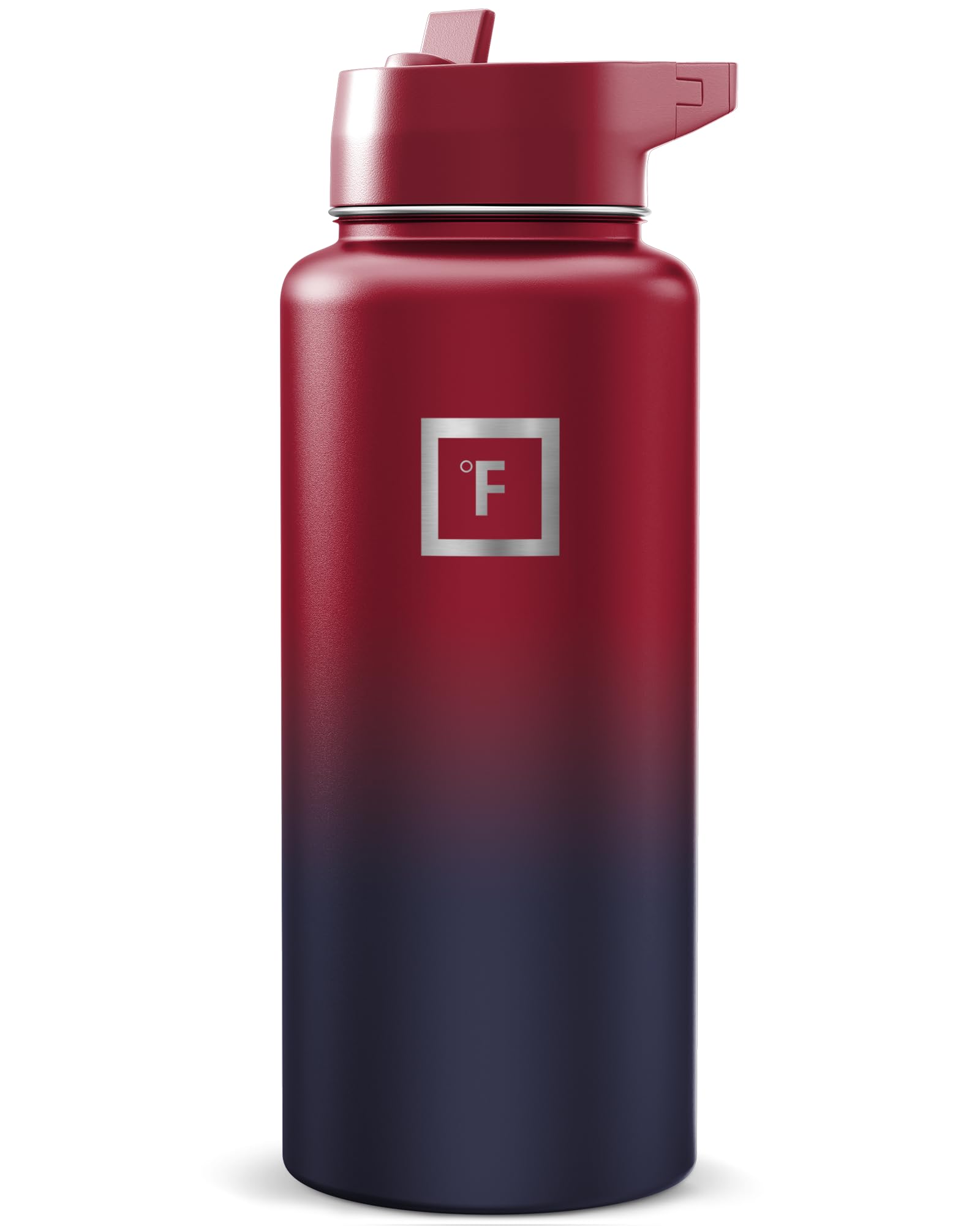 Insulated Water Bottle with Straw - 650/950/1200/1800 ml - Leakproof Double-Walled Stainless Steel Metal Drink Flask BPA-Free - Sports Travel Gym Camping Hiking Kids — image 1