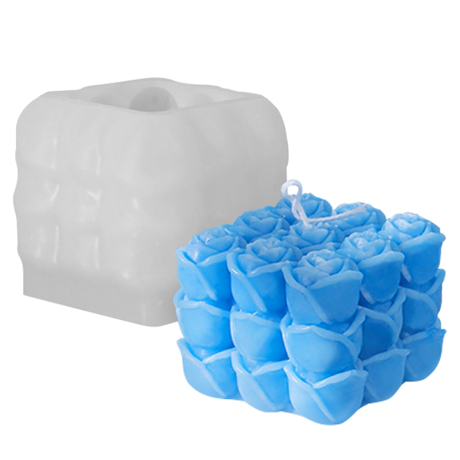 Moule En Silicone 12 En 1 Pour Bougies 3D 'Bubble' - Anti-adhésif, Réutilisable, Résiste De -40°C à +466°C - 11