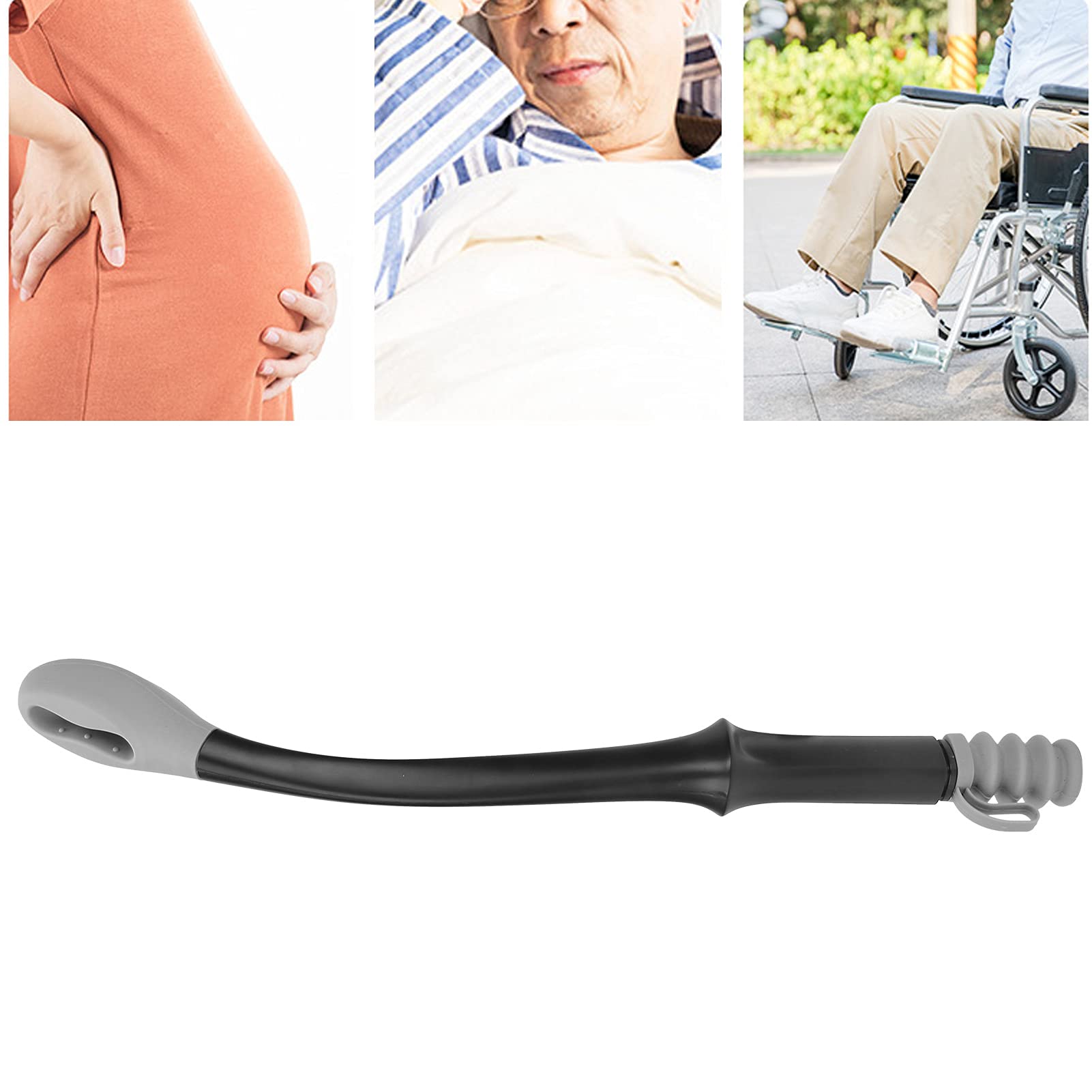 Bottom Wiper Long Handle Comfort Bottom Wiper - Asistente de limpieza para una vida cotidiana Herramienta de asistencia para el hogar para mujeres mayores embarazadas 15 7